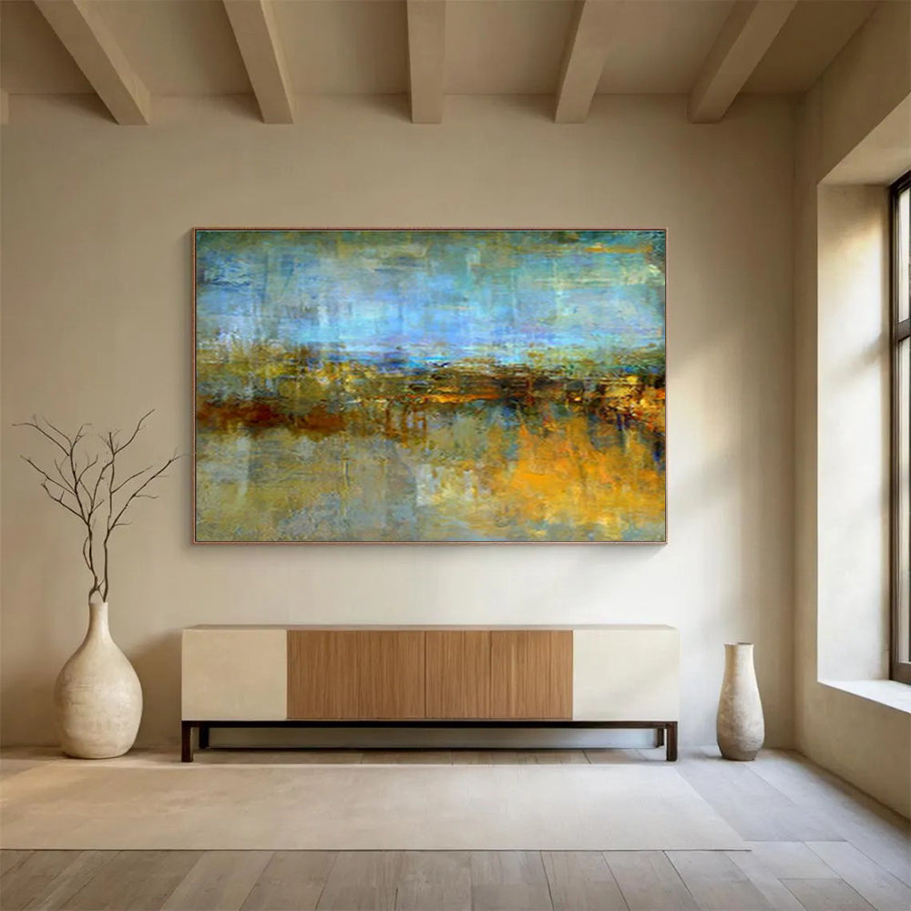 Customized Large Abstract Hand Painting for Vintage Store DLZ2756