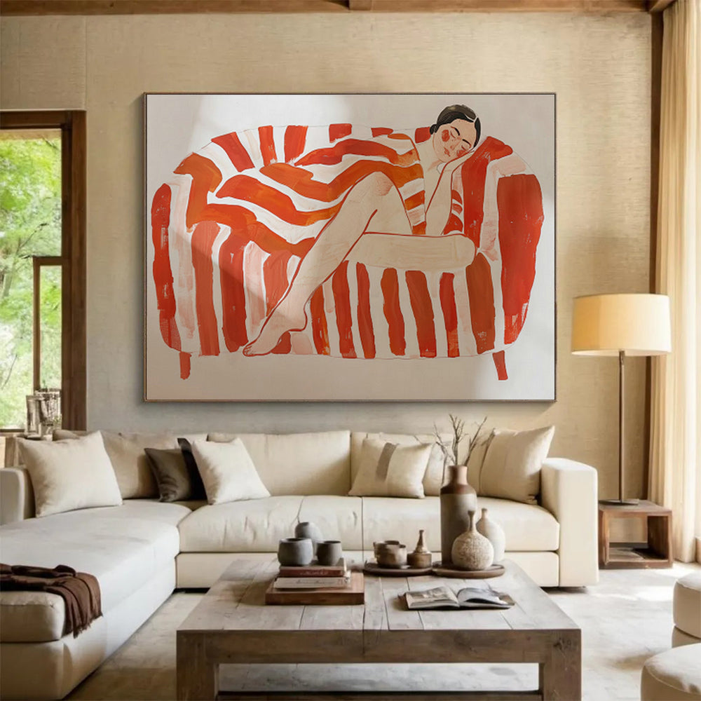 Customizable Classroom Large Abstract Hand Painting