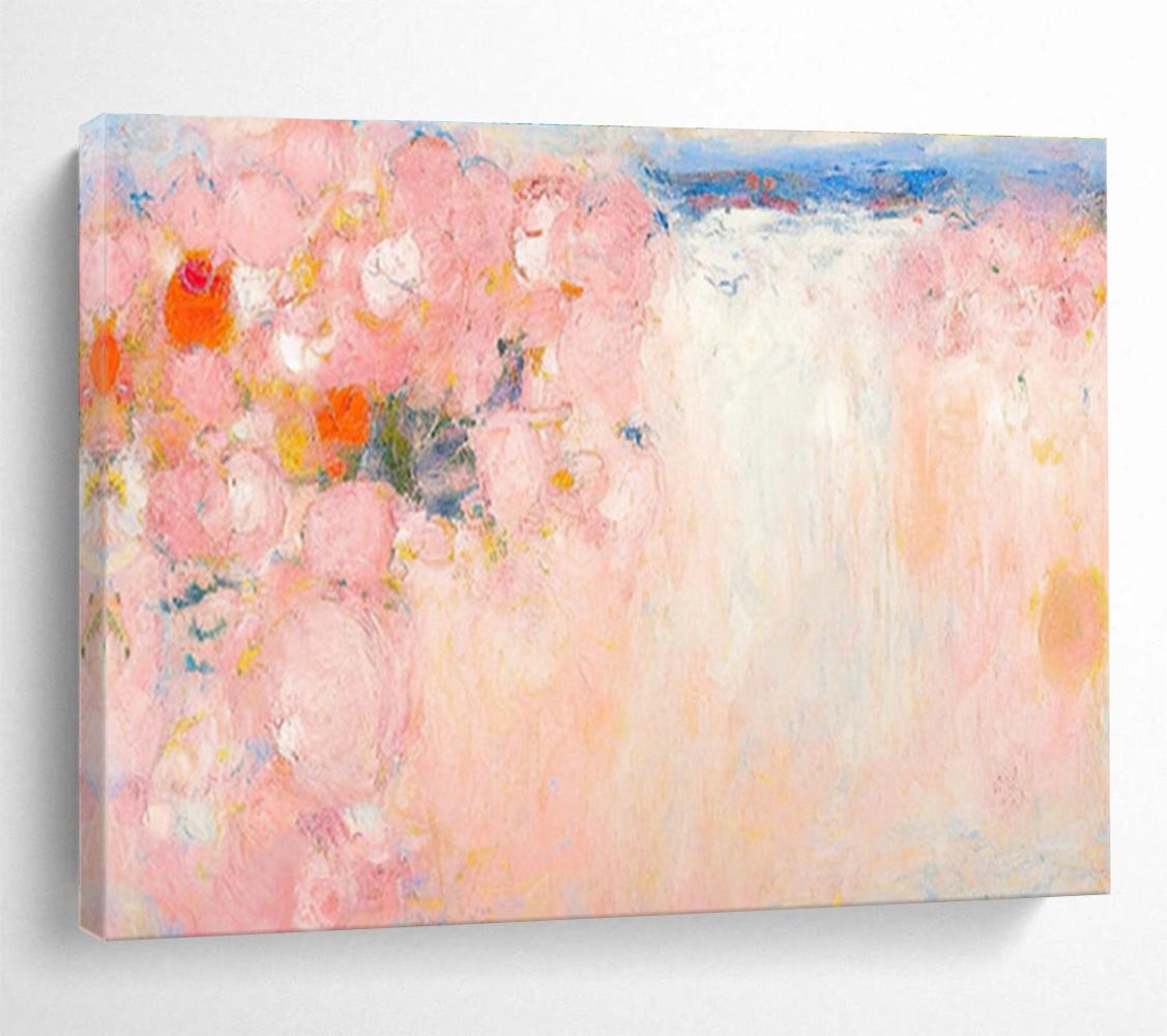 Custom Giant Abstract Hand Painting for Ferry Terminal Waiting Lounge DLZ2795