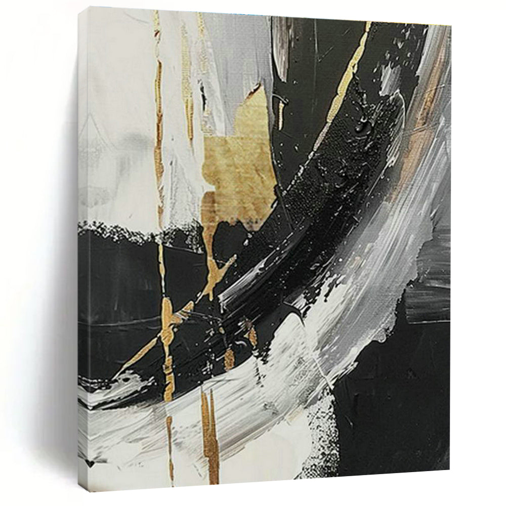 Light Up Hotel Lobbies with Large-Scale Custom Hand-Painted Abstract Paintings  DLZ0122