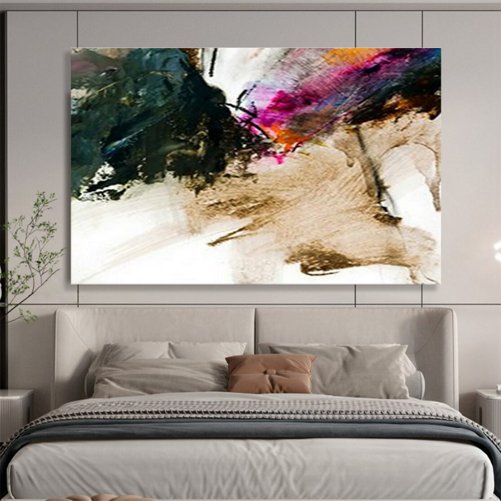 Customized Large-Scale Abstract Hand Painting for Theater Prop Warehouse DLZ2760