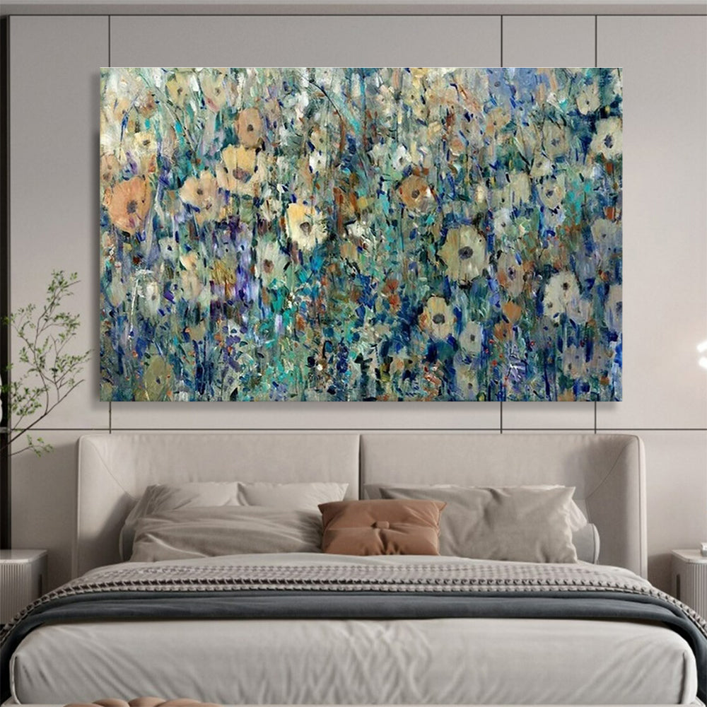 Oversized Custom Hand-Painted Abstract Wall Art for Retail Showrooms DLZ3281