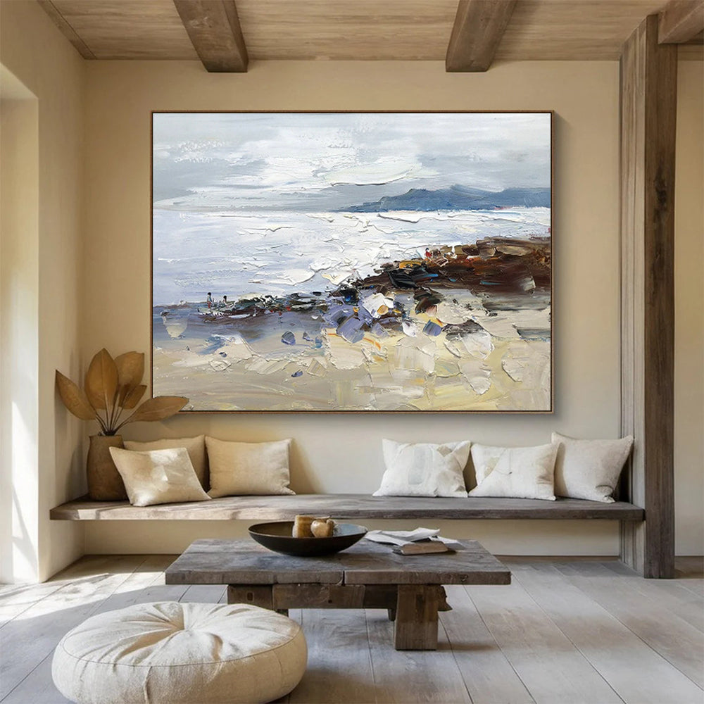 Customized Large-Scale Abstract Hand Painting for Subterranean Aquarium Design and Construction Office DLZ3018