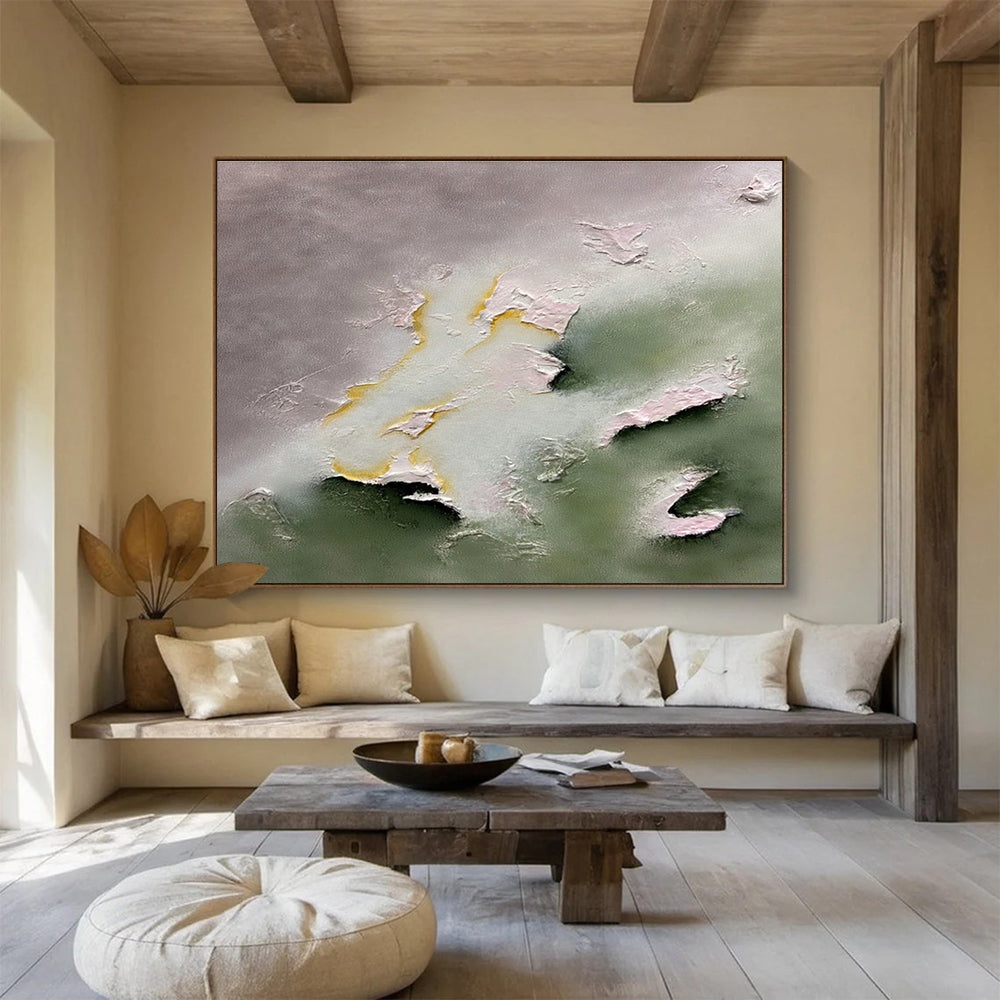 Oversized Custom Handmade Abstract Painting for Organic Farms’ Farmhouses DLZ3302