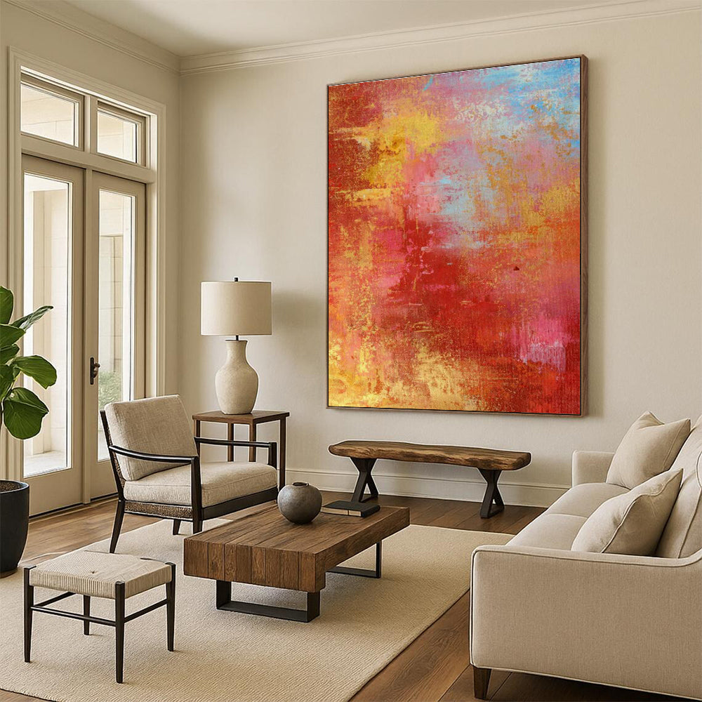 Big Custom Handmade Abstract Artwork for Coin Collecting Clubs  DLZ0021