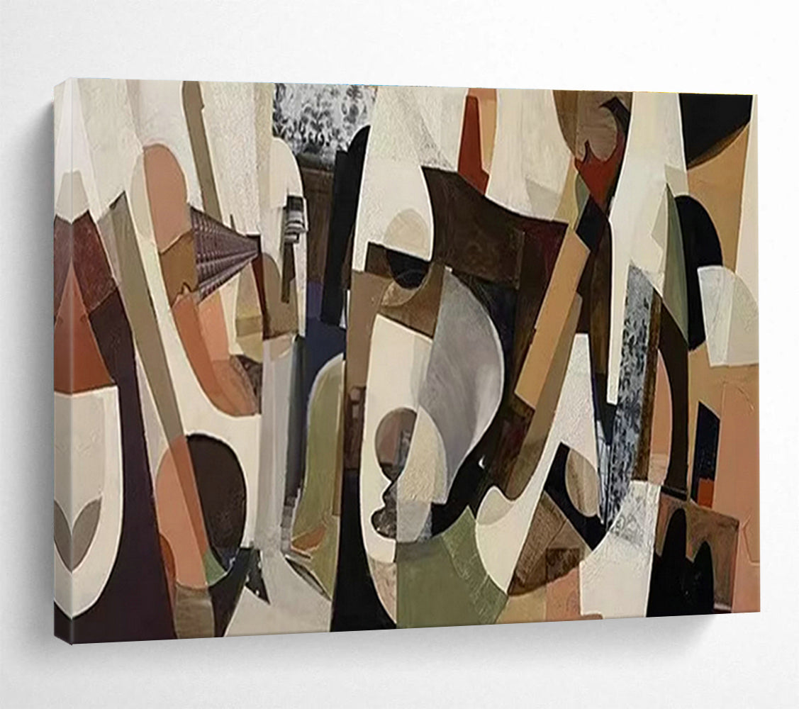 Oversized Custom Hand-Painted Abstract Art for Antarctic Sea Ice Dynamics Research Base DLZ3005