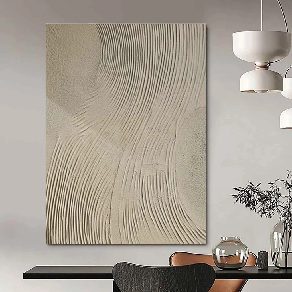 Grandiose Custom Hand-Painted Abstract Art - Regal Touch for Opera Houses’ Foyers  DLZ0193