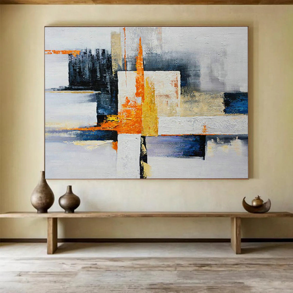 Customizable Underwater Mineral Processing Plant Abstract Hand Painting DLZ2604