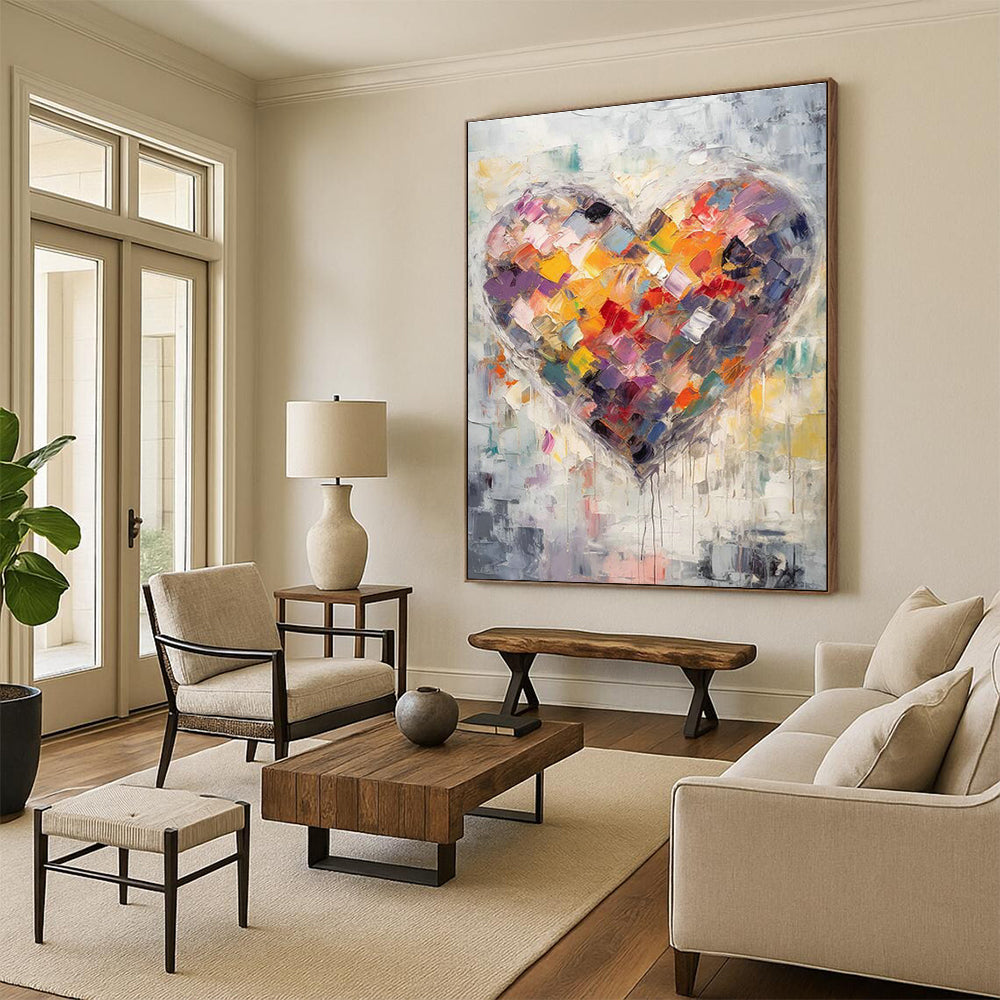 Must-Have for Meeting Rooms: Large-Scale Custom Hand-Painted Abstract Artwork  DLZ0129