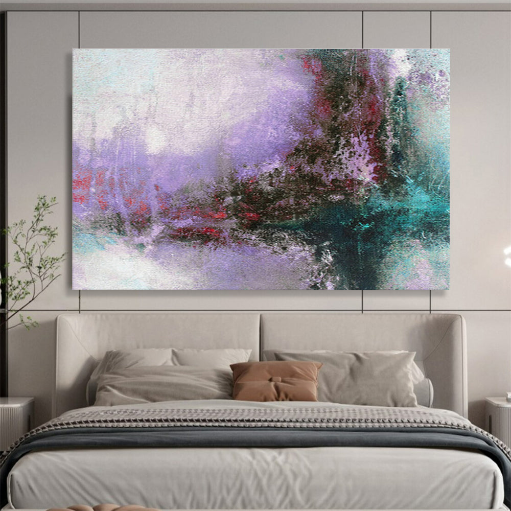 Oversized Custom Abstract Hand Painting for Rehabilitation Hospital Gym DLZ2764