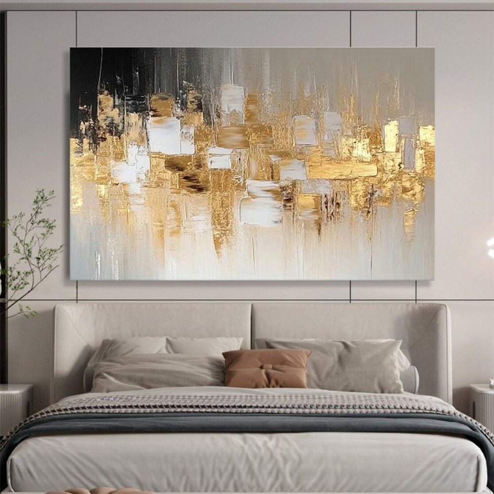 Large Custom Abstract Hand-Painted Art for Desert Oasis Resort Spa DLZ2912