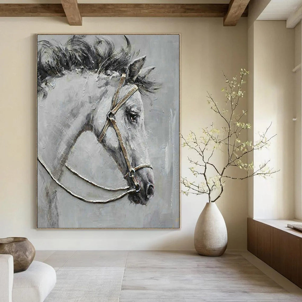 Large Hand Painted Abstract Wall Art for Bedroom & Entryway DLZ2034