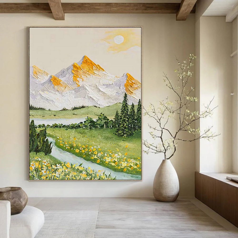 Gigantic Tailored Abstract Wall Art for Entryway & Dining Room DLZ1044