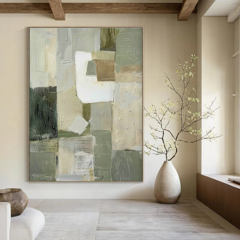 Massive Custom Abstract Paintings for Office Conference Room Podiums & Dining Room Side Chairs DLZ0708