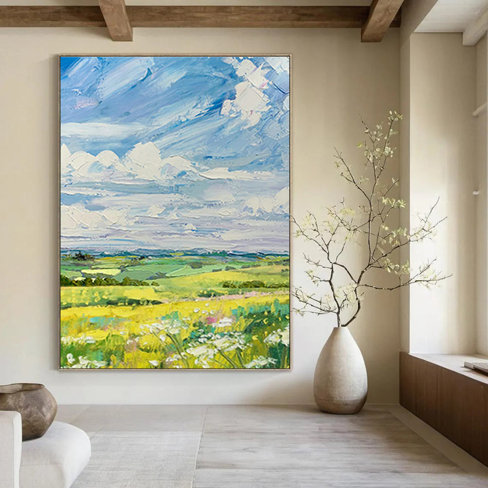 Enormous Custom Abstract Canvas for Living Room & Hallway DLZ1057