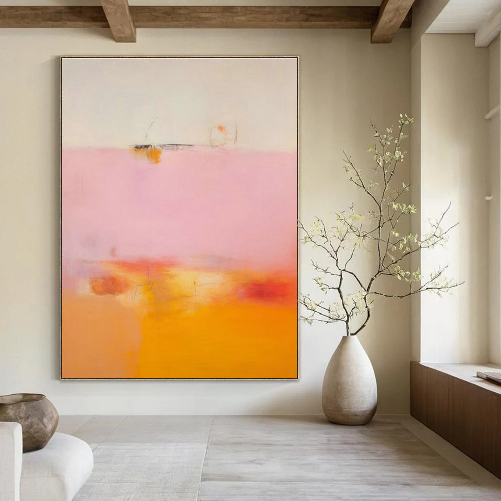 Tremendous Custom-Created Hand Painted Abstract Wall Decor for Hallway & Cottage DLZ2084