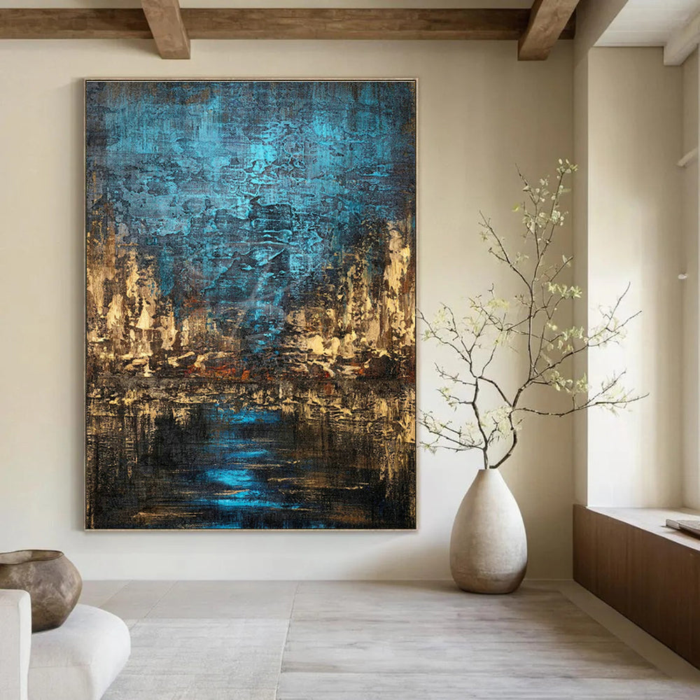 Mammoth - Extent Custom Abstract Canvases for Hallway Skylight Corridors & Cottage Laundry Rooms DLZ0744