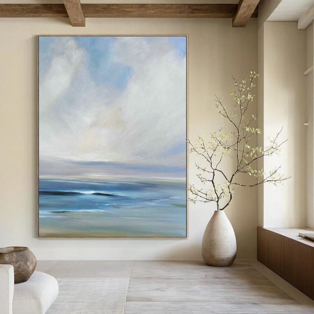 Modern Abstract Hand-Painted Art Painting, a Stylish Decoration for Dining Room and Office DLZ0964