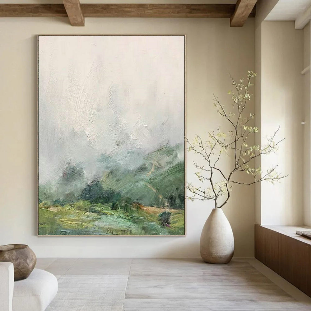 Vast Custom-Made Handmade Abstract Canvas for Hallway & Dining Room DLZ2241