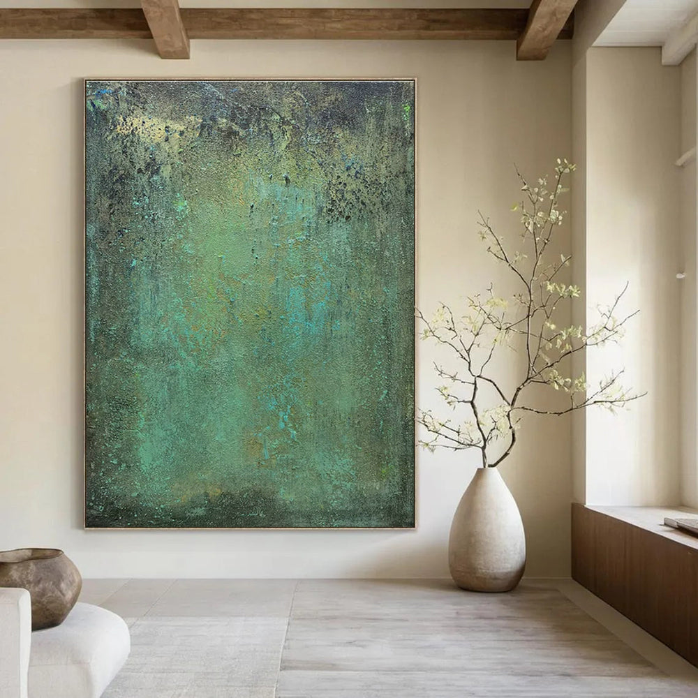 Original Handmade Abstract Canvas for Hallway and Cottage Office DLZ1486