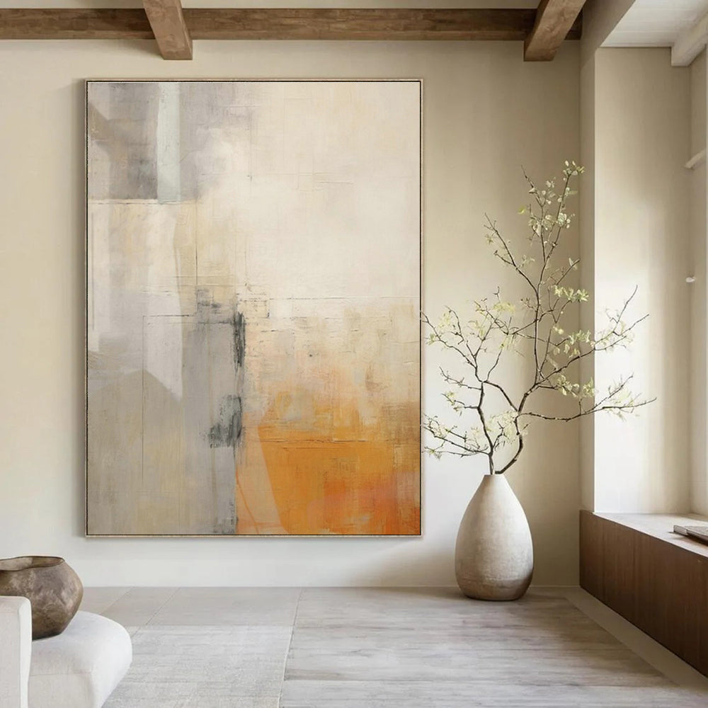 Large Customizable Handmade Abstract Painting for Living Room Bookshelf and Bedroom Reading Nook Wall DLZ1959
