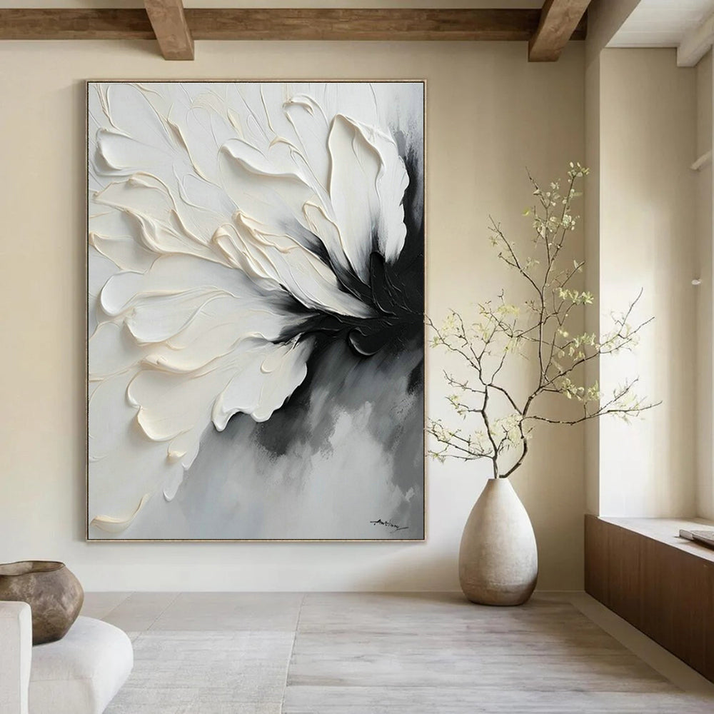 Customizable Handmade Abstract Canvas for Entryway & Cottage Dining Room DLZ1648
