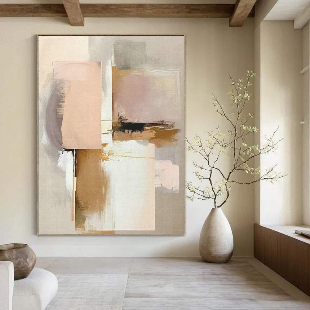 Handmade Abstract Wall Art for Cottage Dining Room and Cottage Office DLZ1639