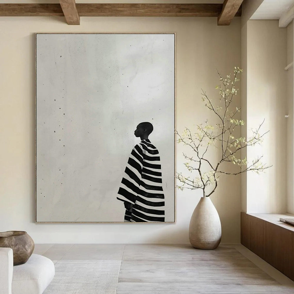 Hand - Painted Custom Abstracts for Cottage Dining Room Breakfast Bars & Hallway Display Cases DLZ0696