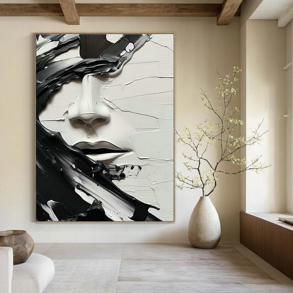 Customizable Handmade Abstract Wall Art for Bedroom and Cottage Hallway DLZ1548