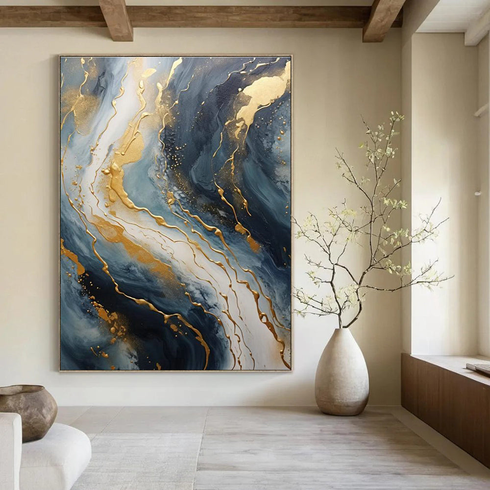 Oversized Custom Handmade Abstract Painting for Bedroom & Hallway DLZ2299