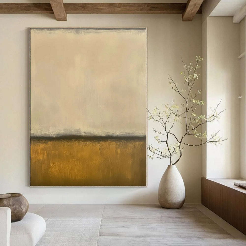 Immense - Sized Custom - Painted Abstract Canvas for Office & Cottage Hallway DLZ1245