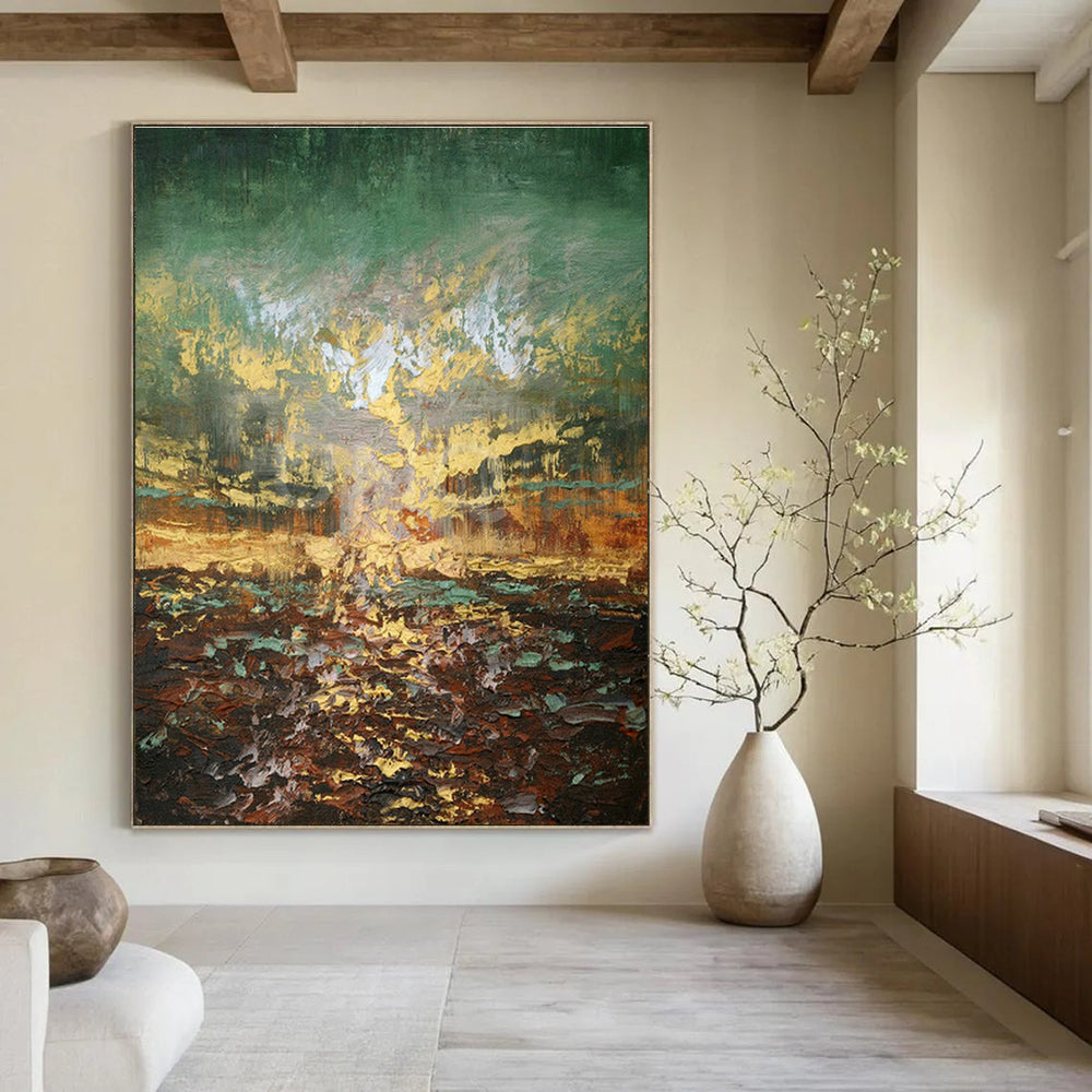 Monumental - Depth Custom Abstract Art for Office Presence DLZ0448