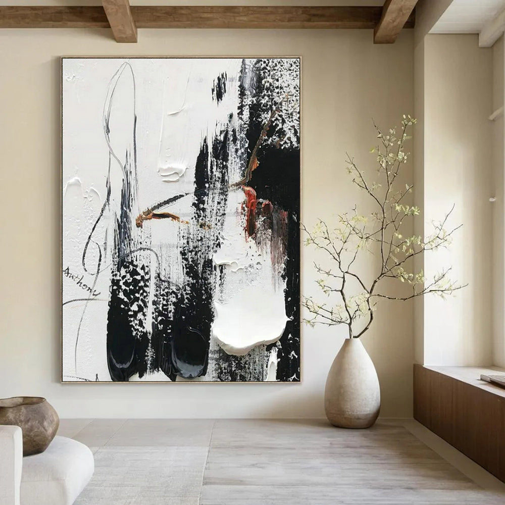 Large Custom Handmade Abstract Wall Art for Cottage Bedroom Dressing Table Wall and Living Room Bar Area DLZ1692