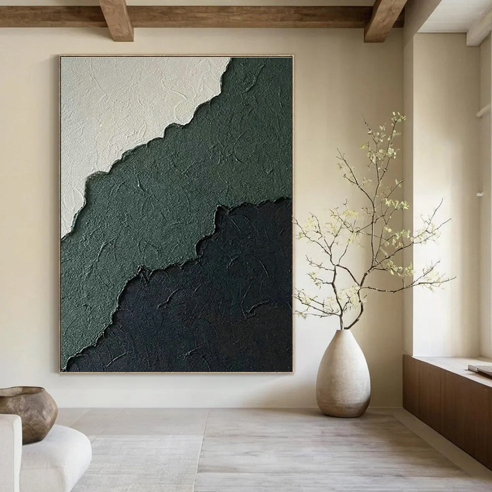 Gigantic Custom Abstract Wall Hanging for Cottage Hallway & Office DLZ1225