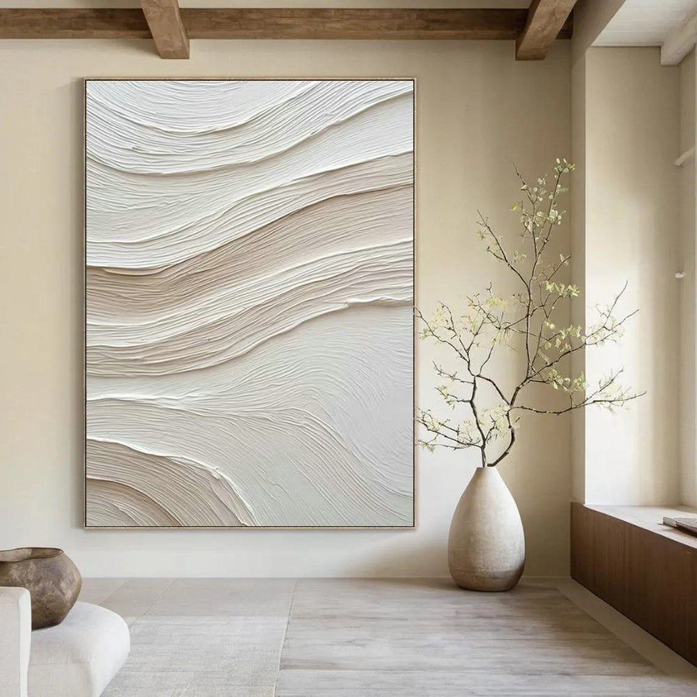 Handmade Abstract Wall Art for Cottage Office and Dining Room DLZ1599