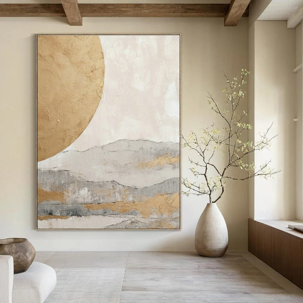 Original Handmade Abstract Canvas for Hallway and Cottage Living Room DLZ1625