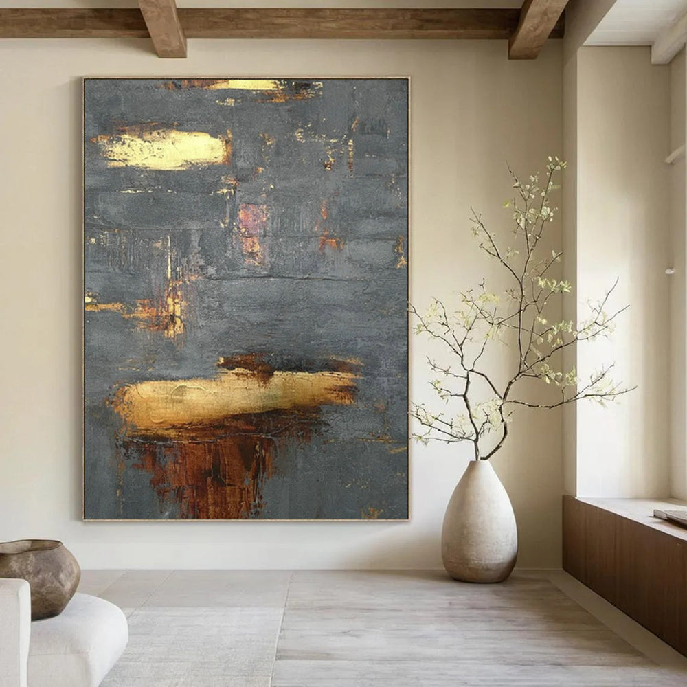 Hand - Painted Abstract Art for Dining Room and Entryway DLZ0635
