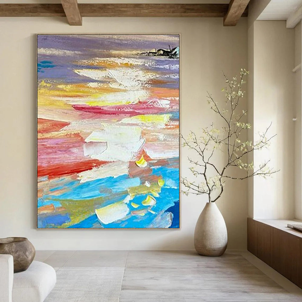Hand-Crafted Abstract Decor for Bedroom and Cottage Office DLZ1601