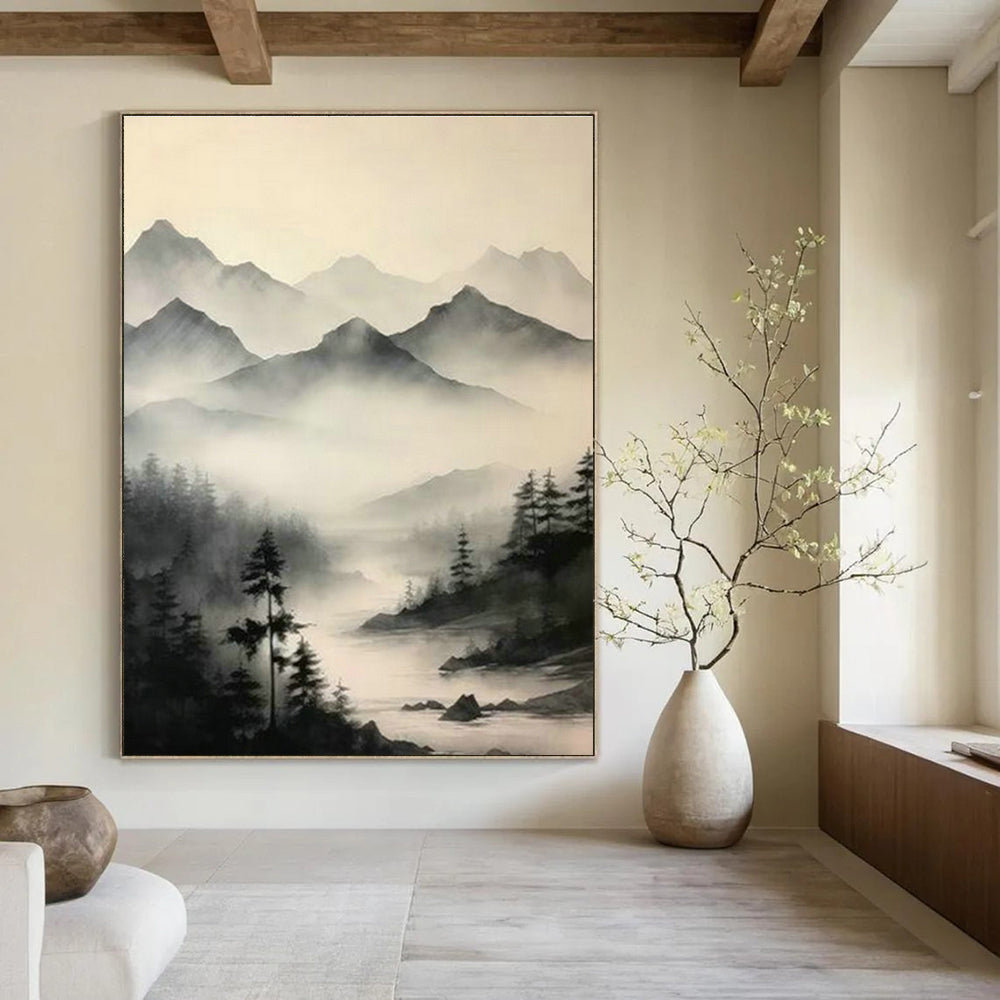Monumental Custom Abstracts for Entryway First Impressions DLZ0385