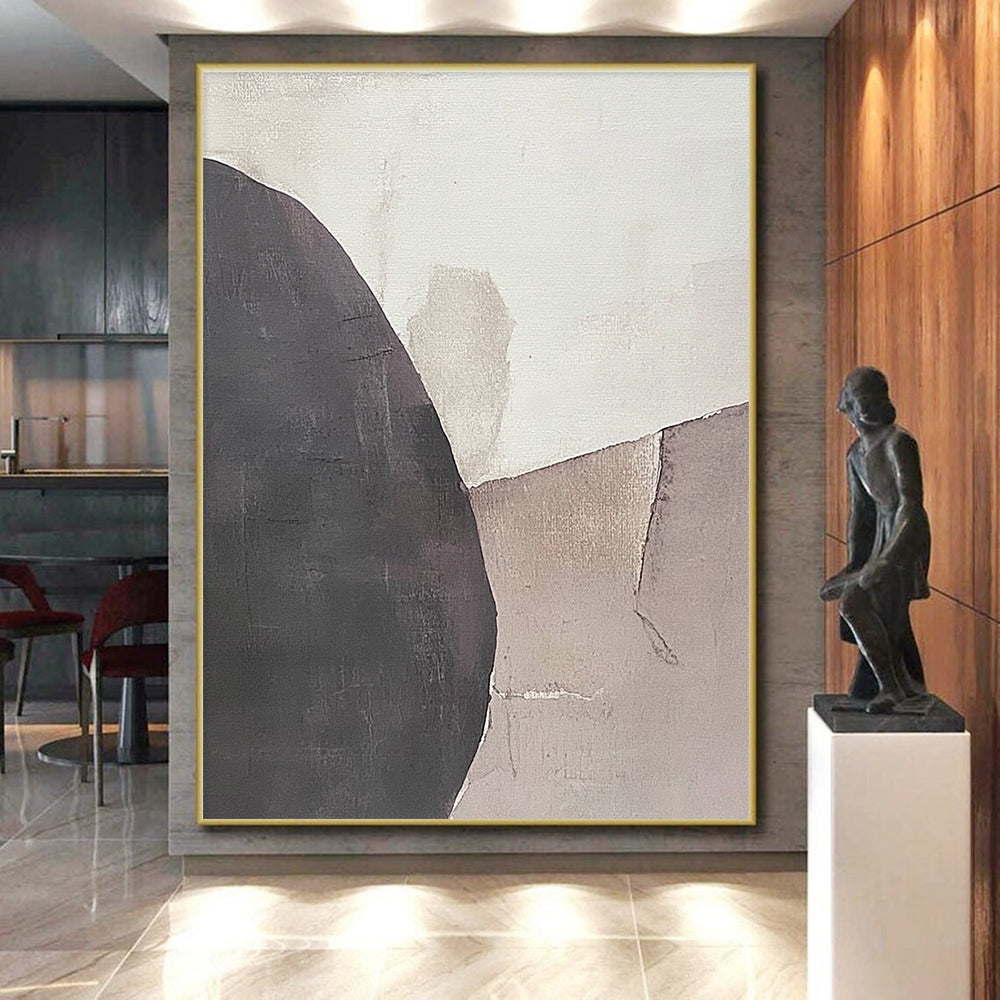 Gray Beige Abstract Forms GER846