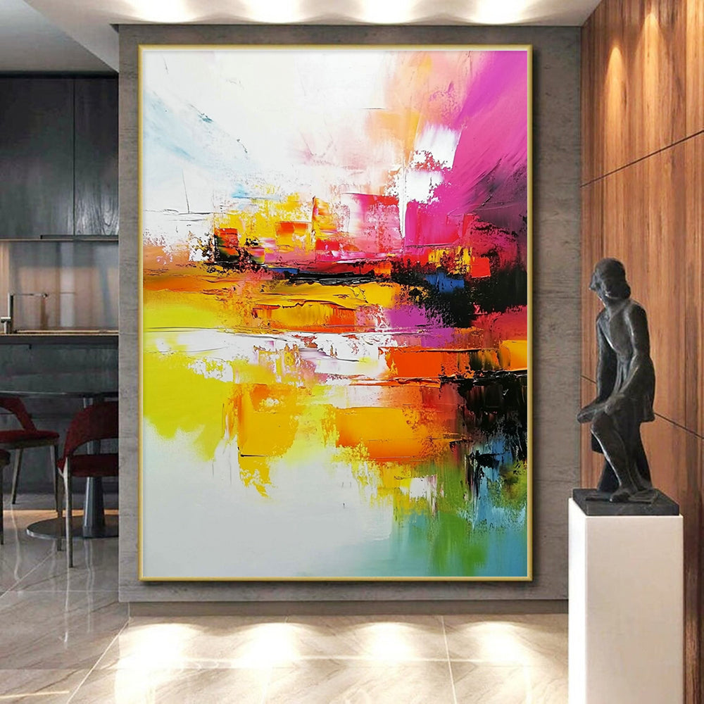 Colorful Abstract Painting with Vibrant Impressions GER553