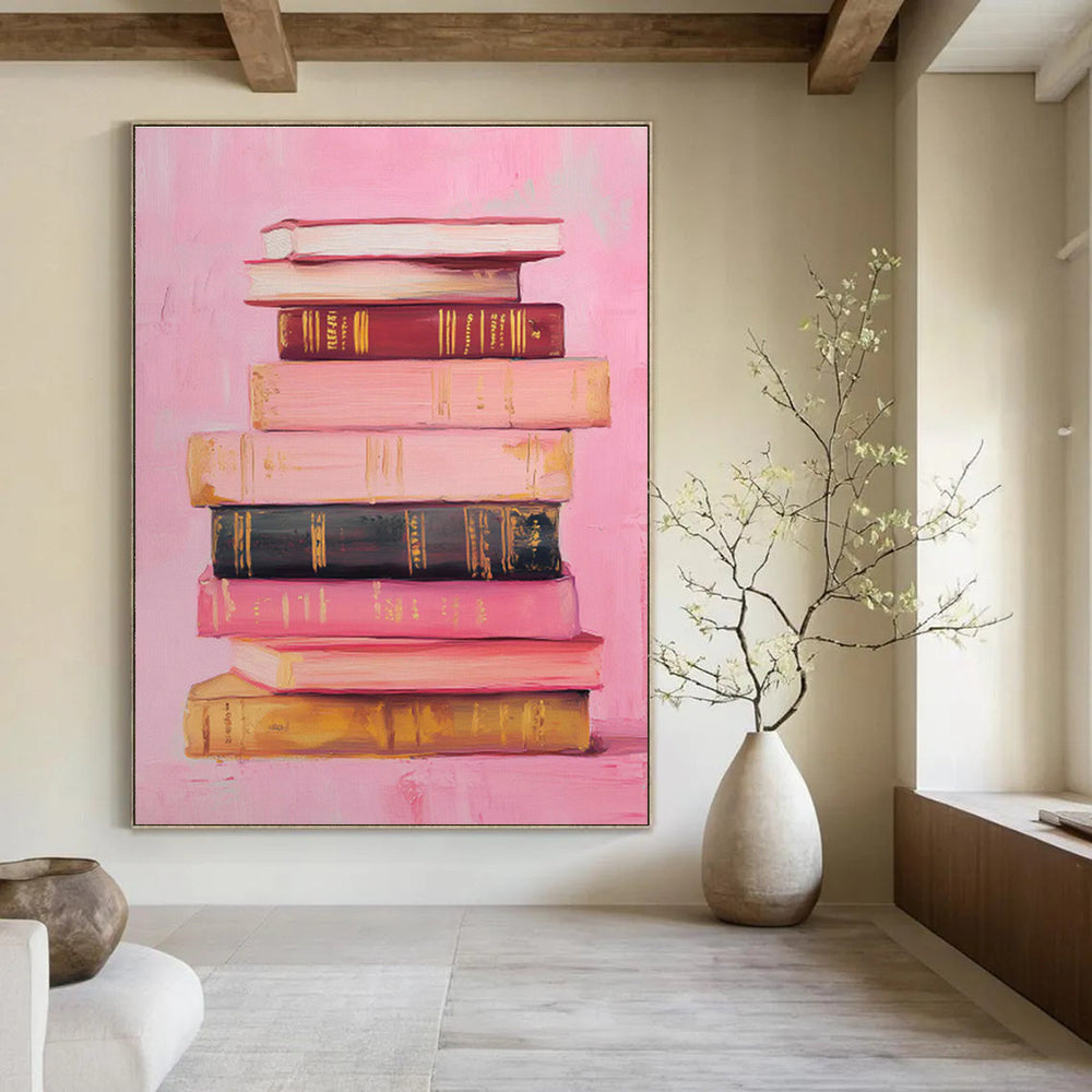 Oversized Hand - Painted Abstract Canvases for Office & Bedroom DLZ0657