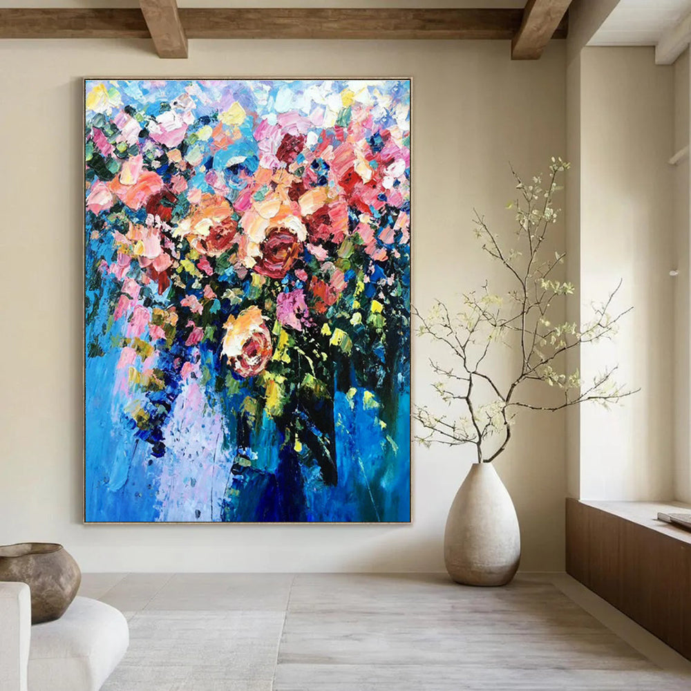 Oversized Custom Handmade Abstract Painting for Entryway & Bedroom DLZ1356