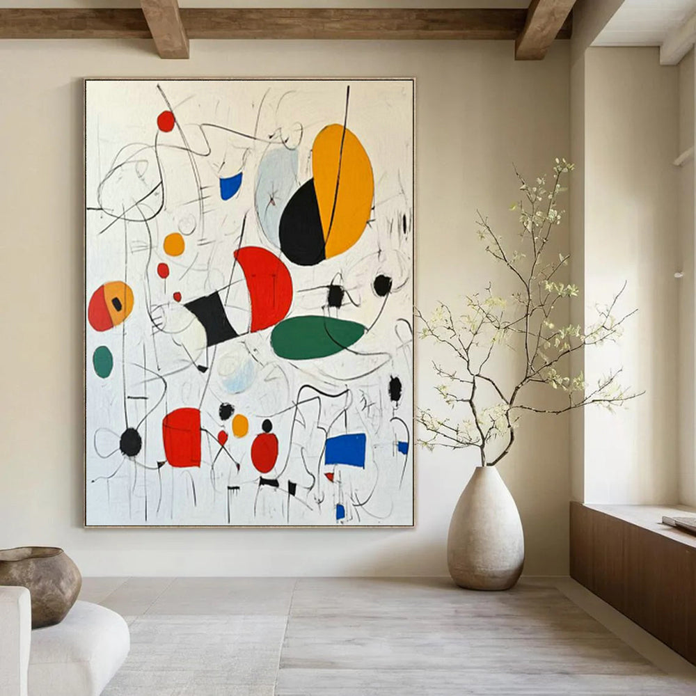 Hand-Crafted Oversized Abstract Canvas for Bedroom & Cottage Dining Room DLZ1191