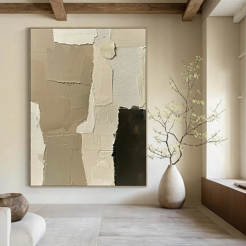 Giant Custom Abstract Painting for Living Room & Cottage Entryway DLZ1168