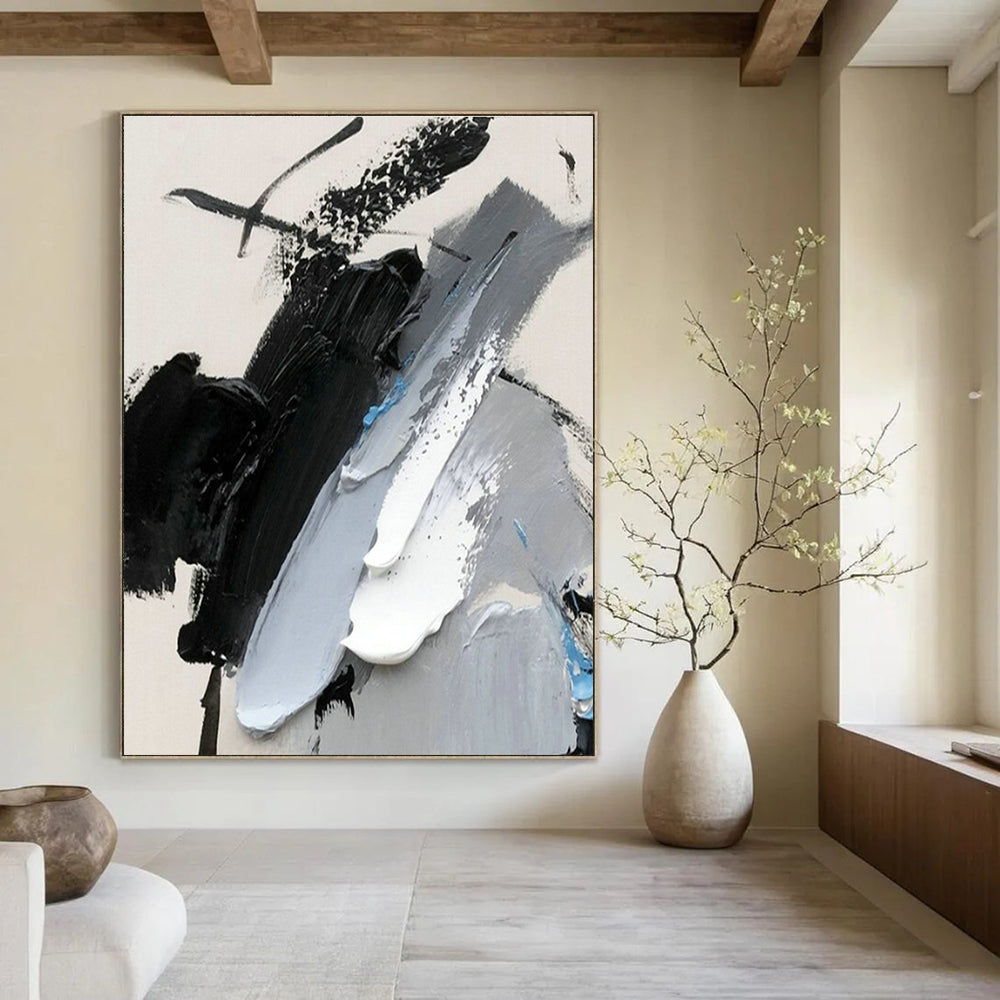 Customizable Handmade Abstract Art for Cottage Bedroom & Hallway DLZ1658