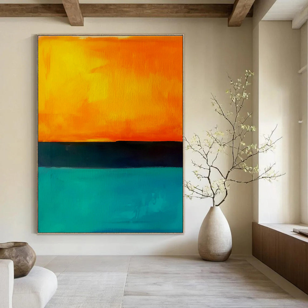 Extra - Large, Floating - Frame Custom Abstract Murals for Hallway Modernity DLZ0455