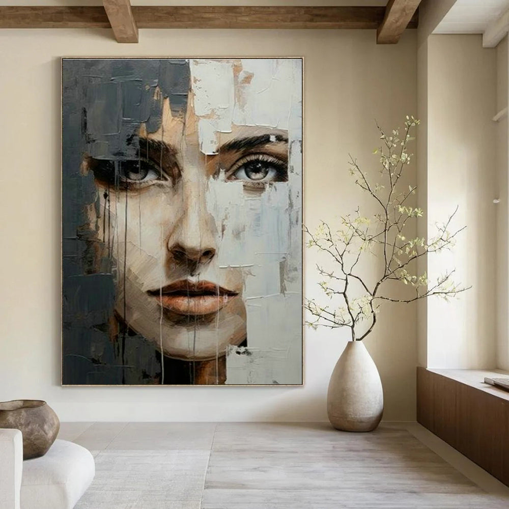 Ginormous Custom - Constructed Hand Painted Abstract Wall Art for Office & Bedroom DLZ2125