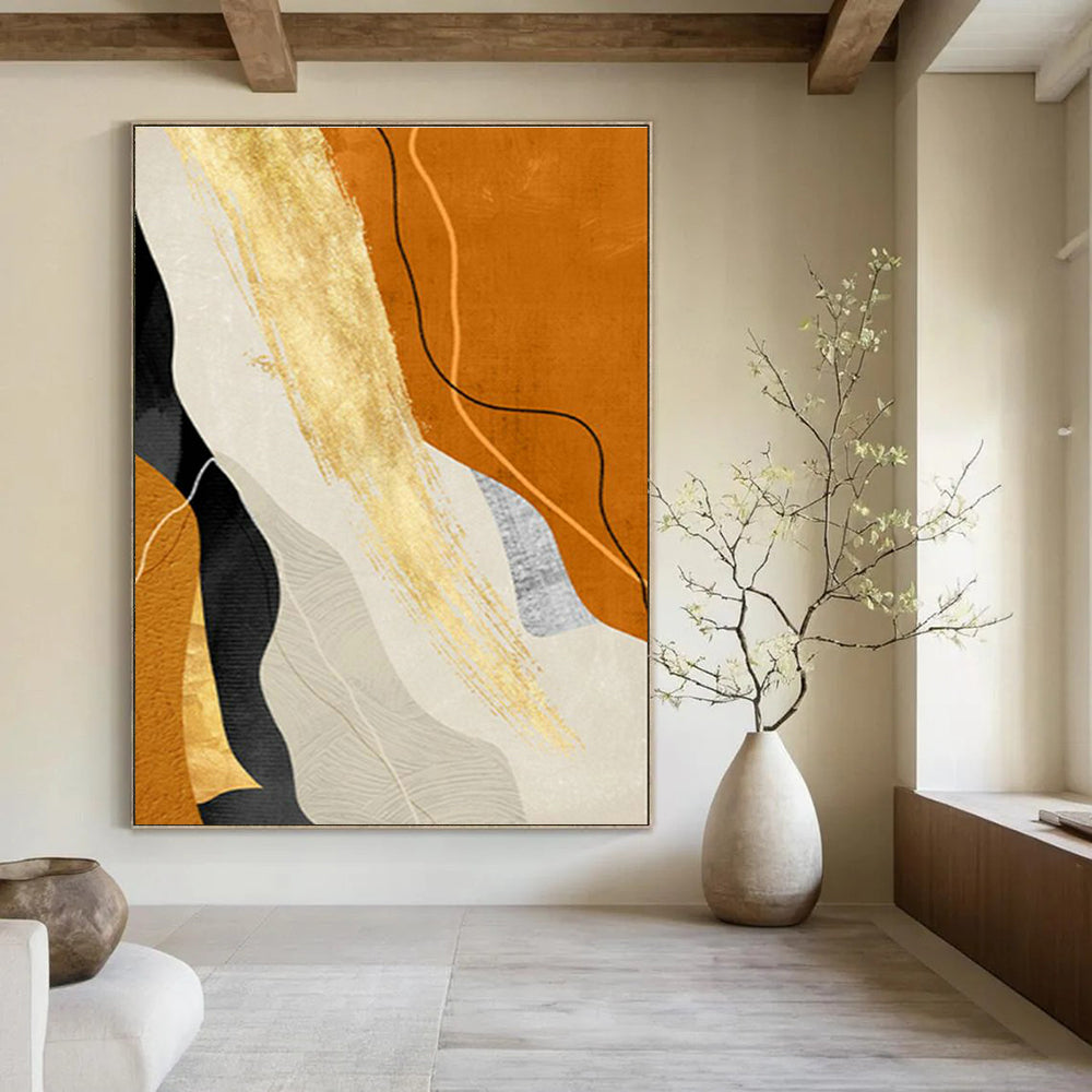 Vast Custom - Sized Hand Painted Abstract Painting for Cottages & Office DLZ2217