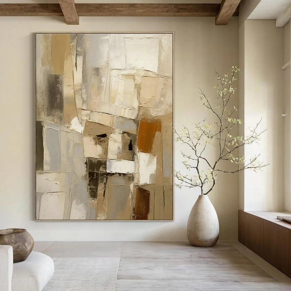 Original Hand-Painted Abstract Wall Art for Entryway and Office DLZ1451